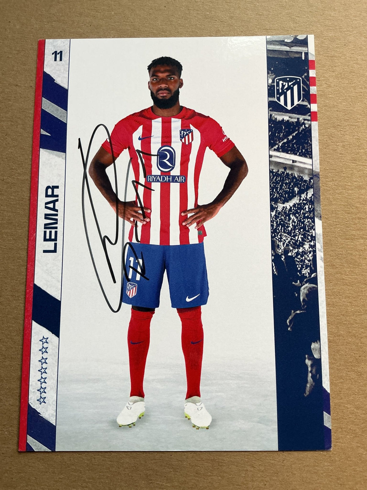 Thomas Lemar, France 🇫🇷 Atletico Madrid 2023/24 hand signed - Autographs-World