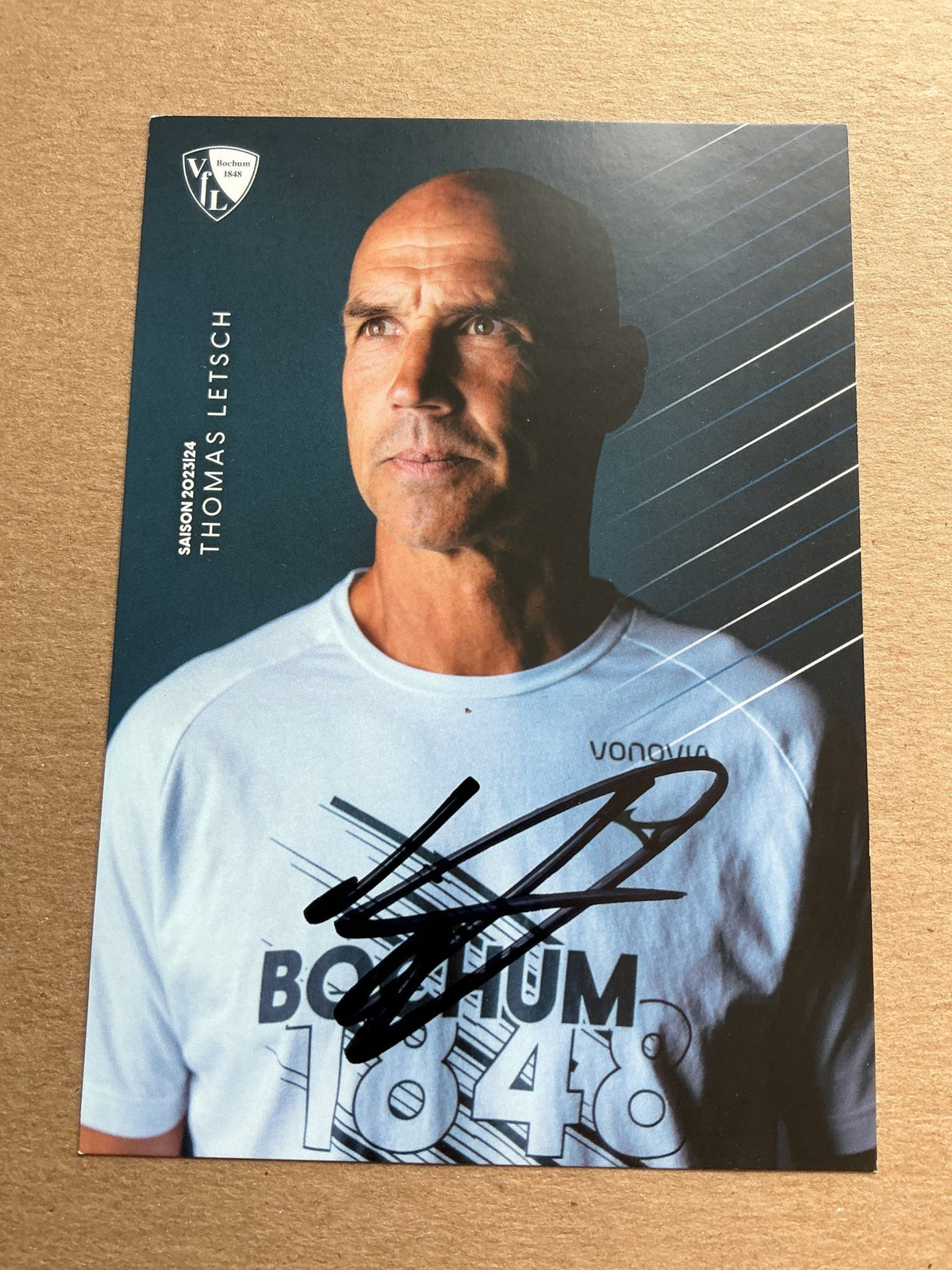 Thomas Letsch, Germany 🇩🇪 VfL Bochum 2023/24 hand signed - Autographs-World