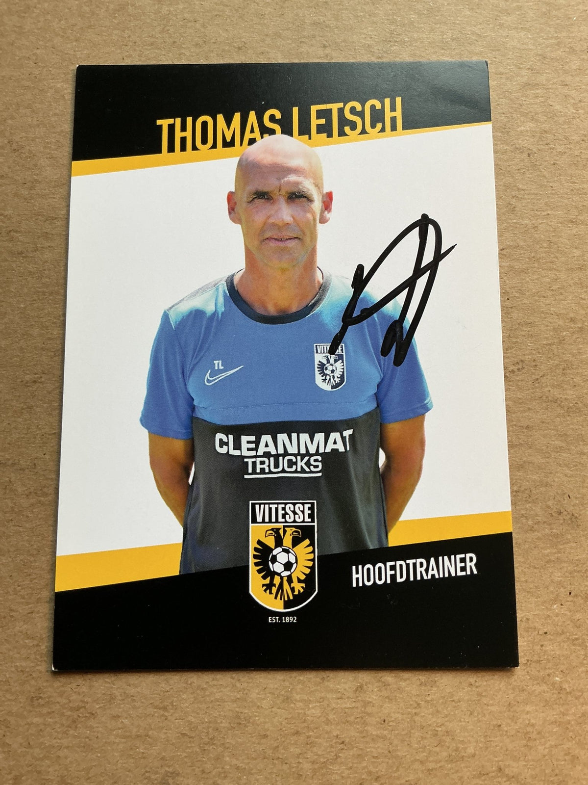 Thomas Letsch, Germany 🇩🇪 Vitesse Arnhem 2020/21 hand signed - Autographs-World