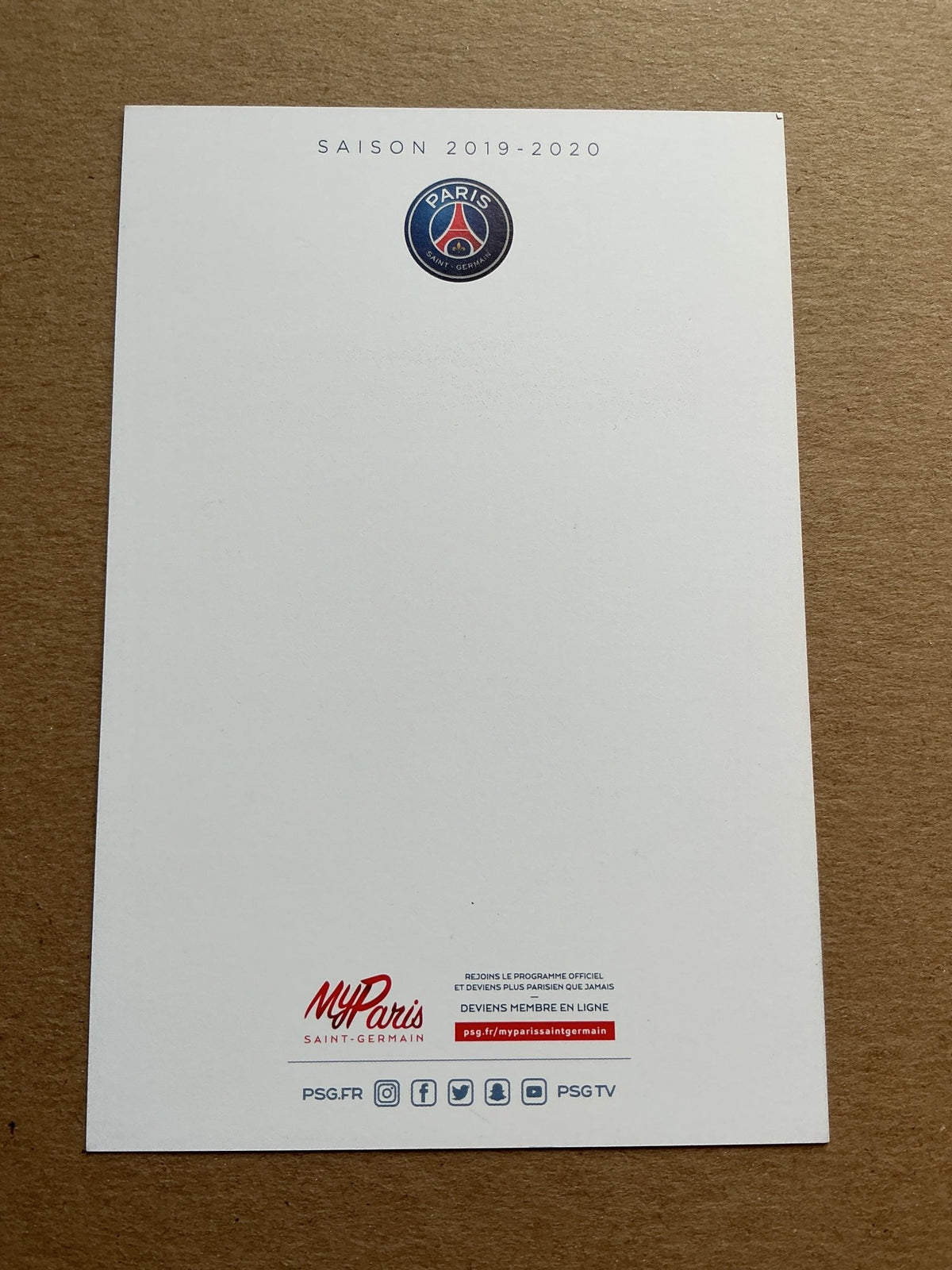 Thomas Meunier, Belgium 🇧🇪 Paris Saint-Germain 2019/20 hand signed - Autographs-World