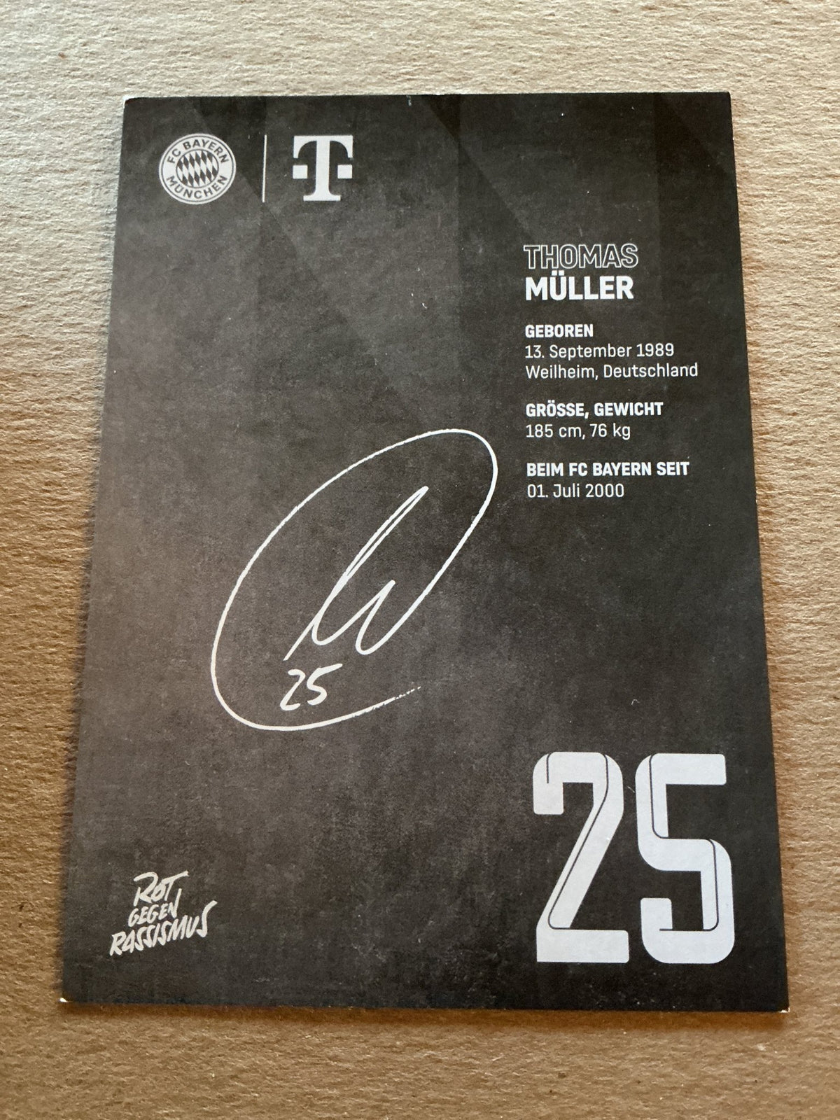 Thomas Müller, Germany 🇩🇪 FC Bayern München 2022/23 hand signed - Autographs-World