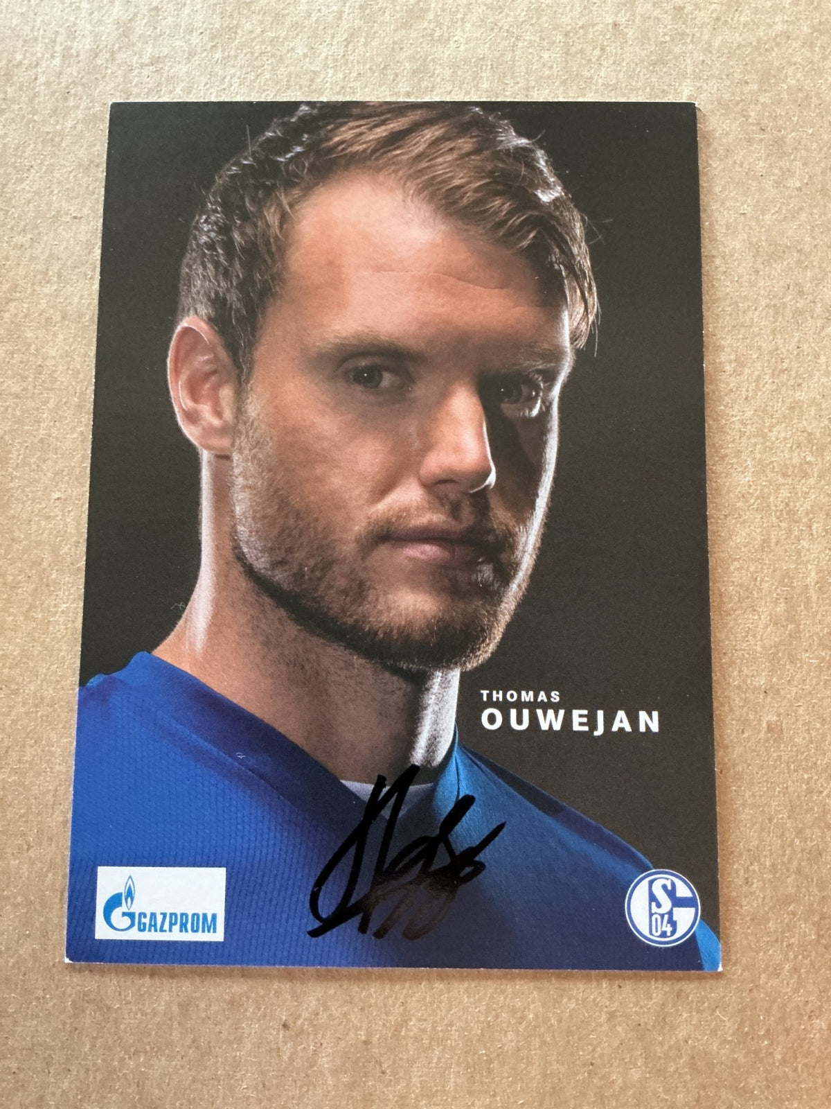 Thomas Ouwejan, Netherlands 🇳🇱 FC Schalke 04 2021/22 hand signed - Autographs-World