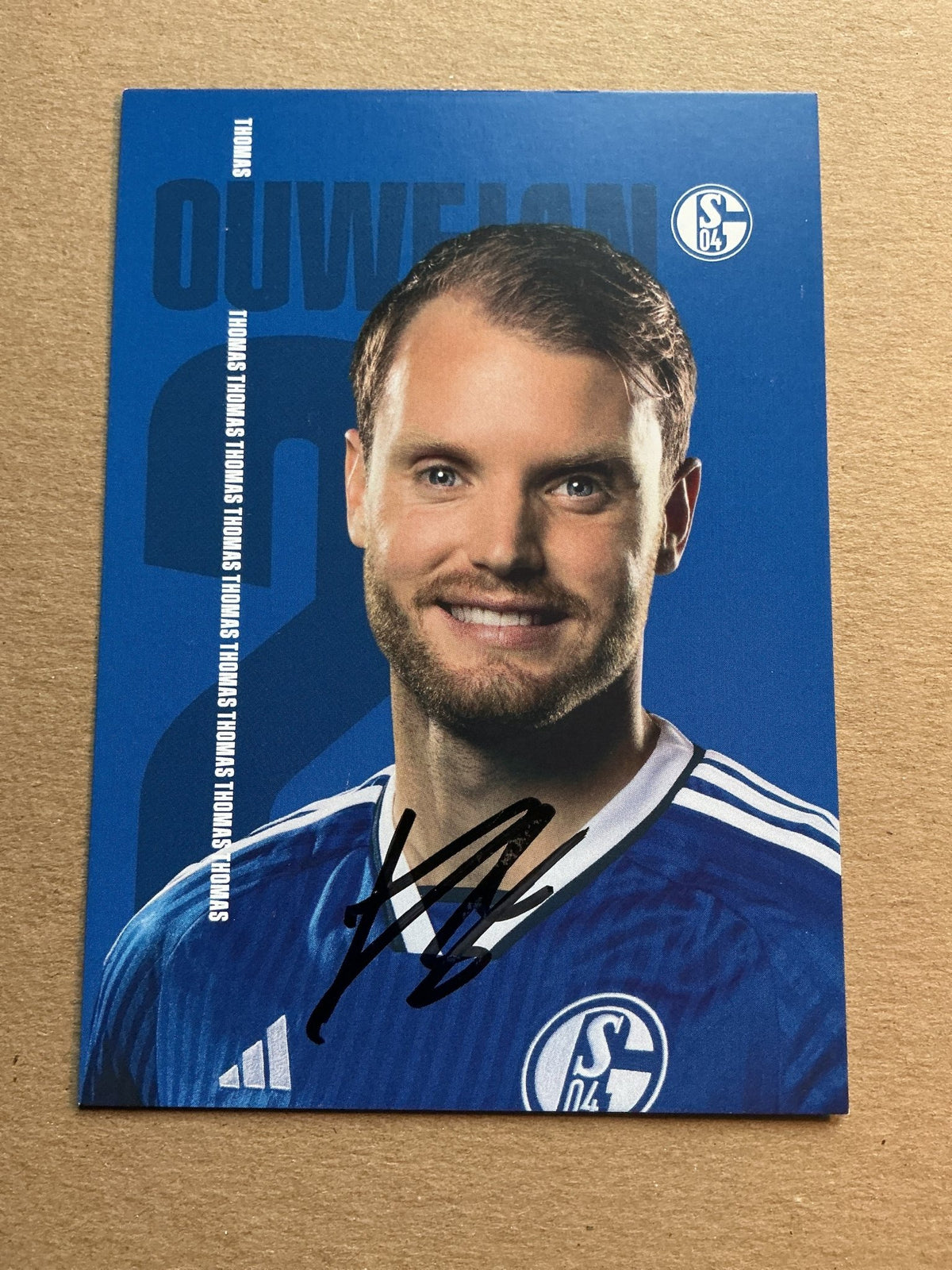 Thomas Ouwejan, Netherlands 🇳🇱 FC Schalke 04 2023/24 hand signed - Autographs-World