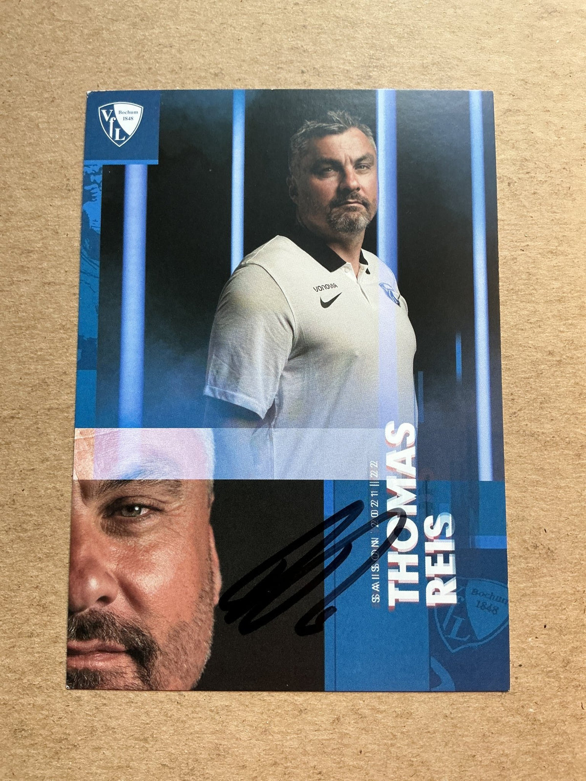 Thomas Reis, Germany 🇩🇪 VfL Bochum 2021/22 hand signed - Autographs-World