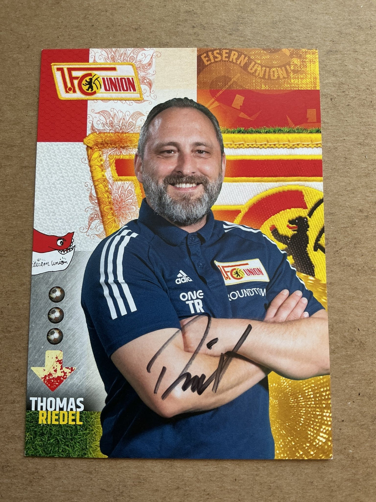 Thomas Riedel, Germany 🇩🇪 1.FC Union Berlin 2020/21 hand signed - Autographs-World