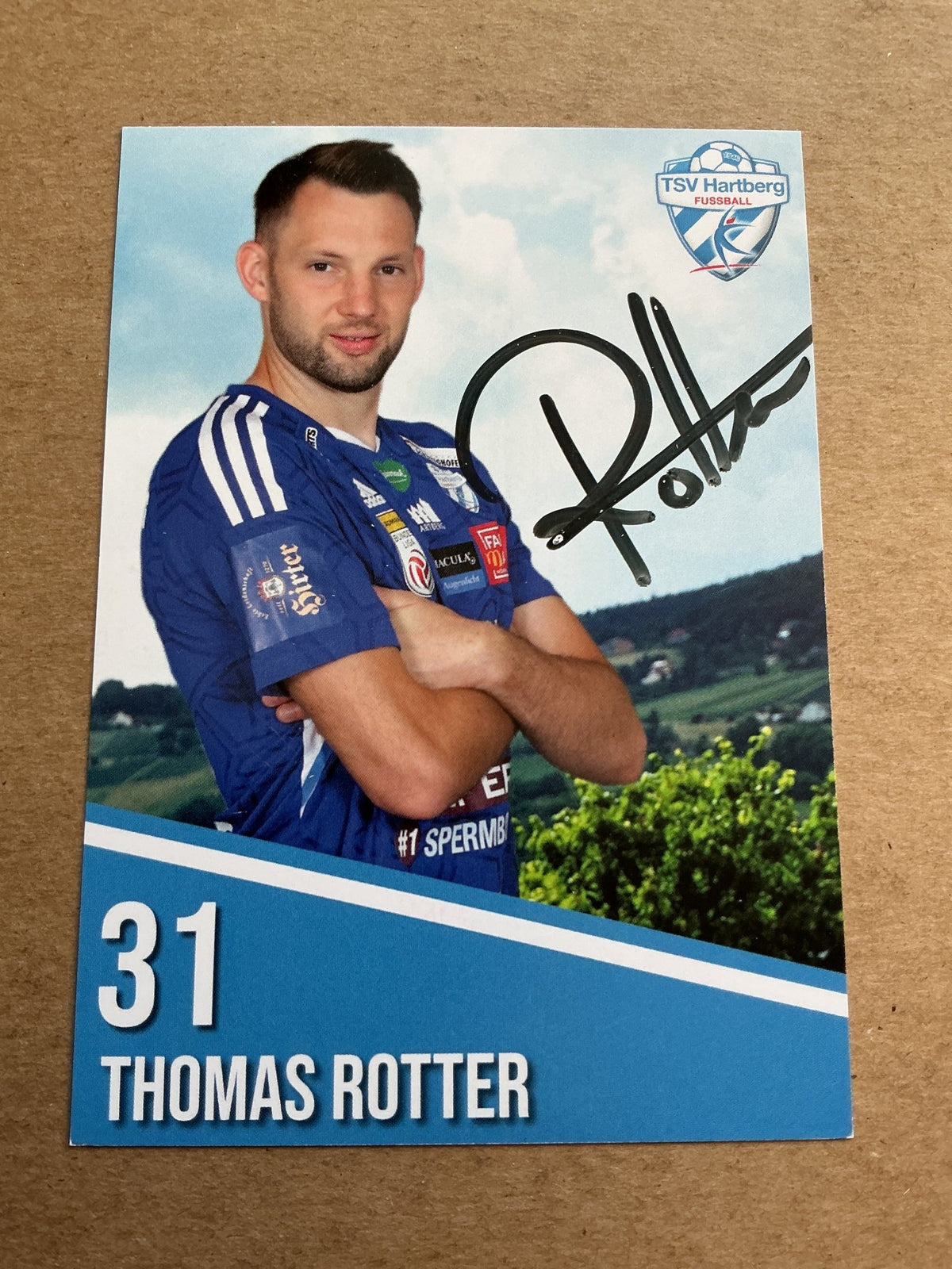 Thomas Rotter, Austria 🇦🇹 TSV Hartberg 2022/23 hand signed - Autographs-World