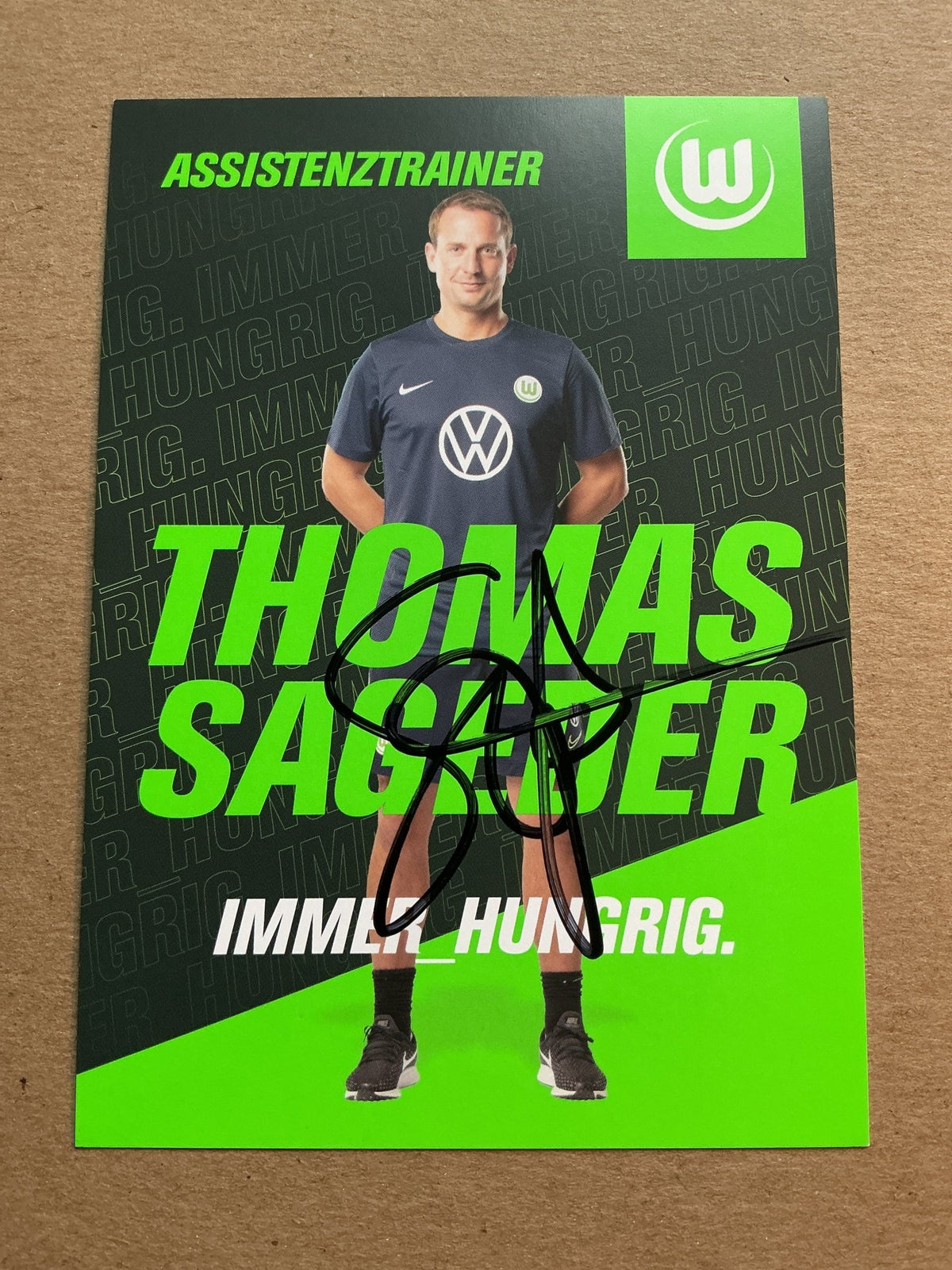Thomas Sageder, Austria 🇦🇹 VfL Wolfsburg 2019/20 hand signed - Autographs-World