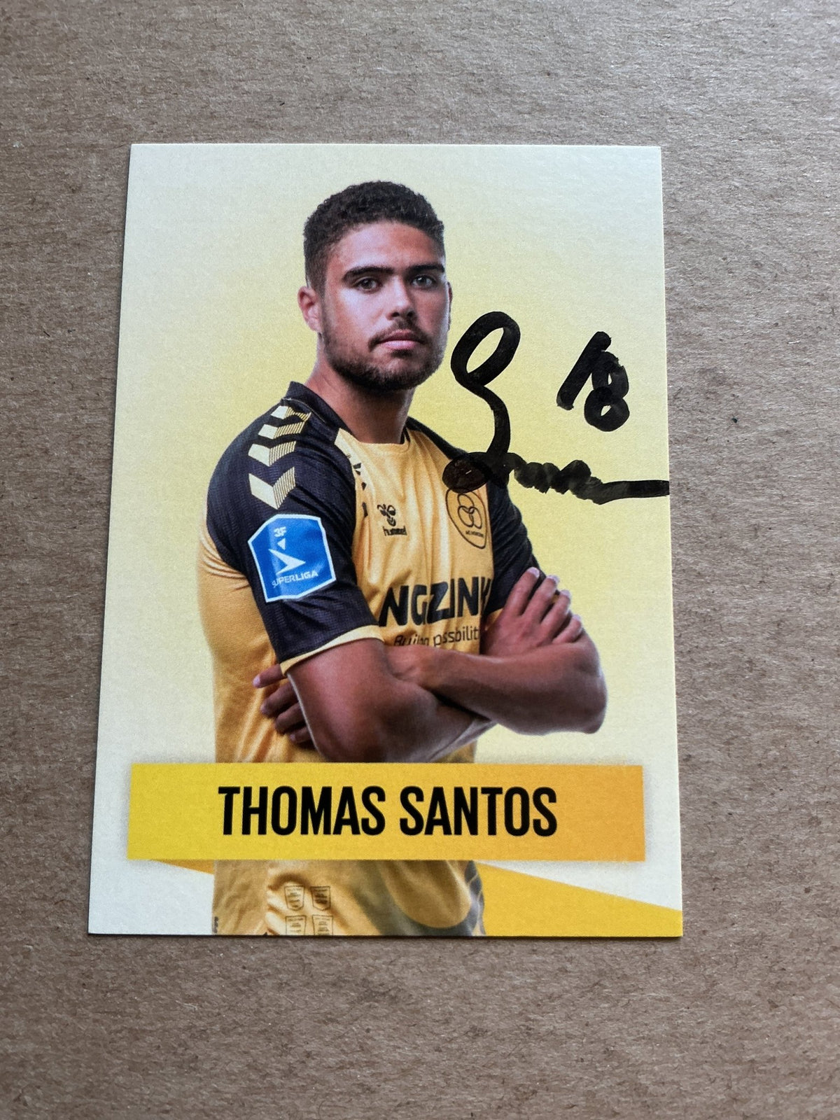 Thomas Santos, Denmark 🇩🇰 AC Horsens 2022/23 hand signed - Autographs-World