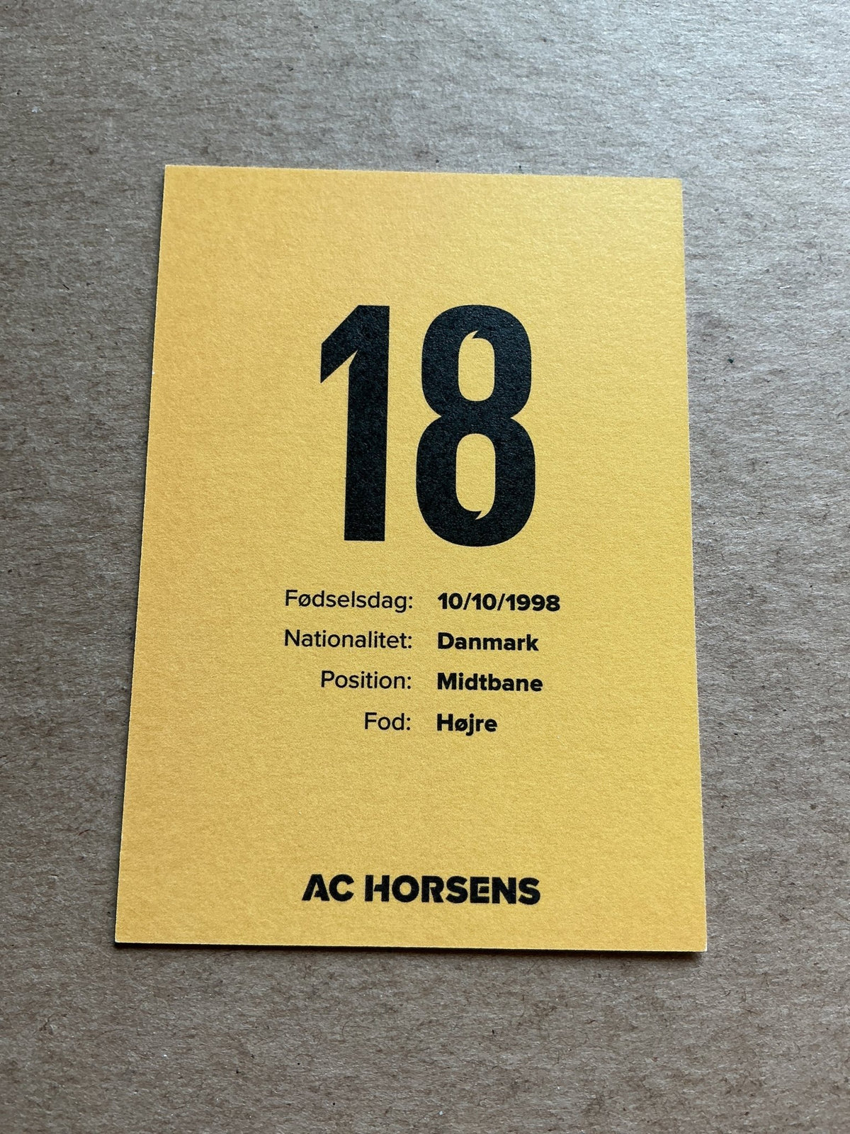 Thomas Santos, Denmark 🇩🇰 AC Horsens 2022/23 hand signed - Autographs-World