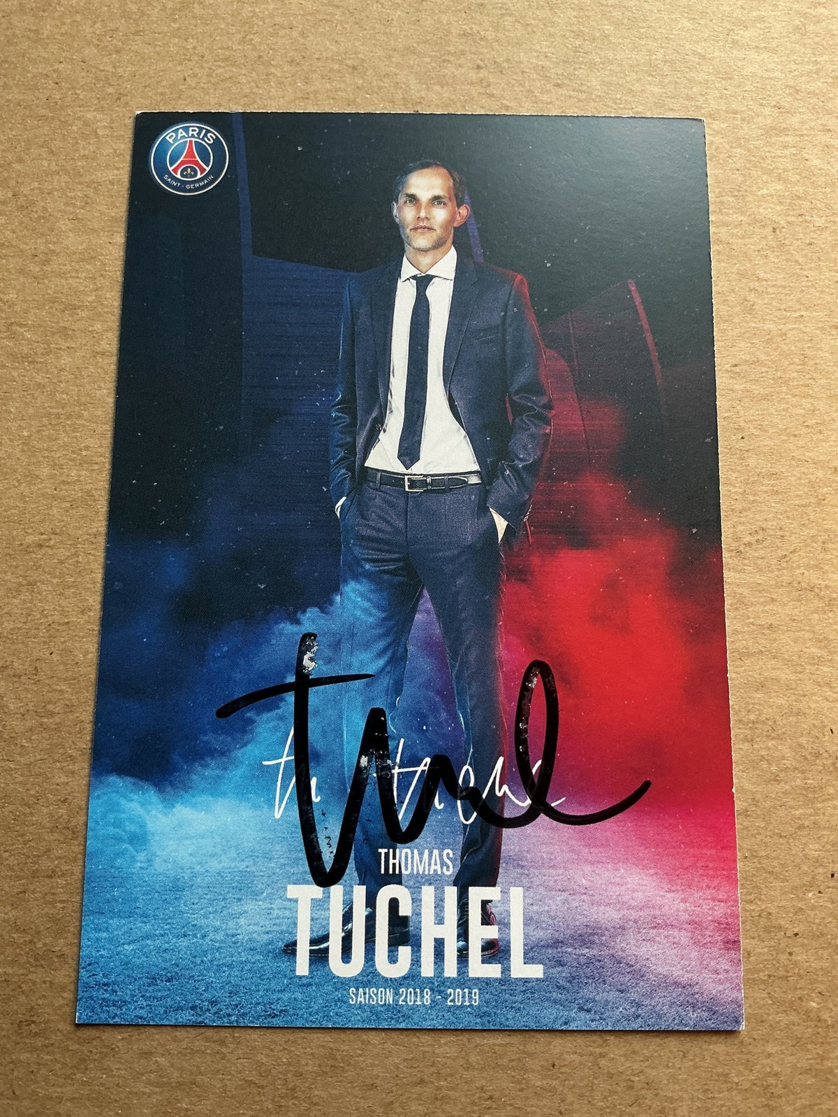 Thomas Tuchel, Germany 🇩🇪 Paris Saint-Germain 2018/19 hand signed - Autographs-World