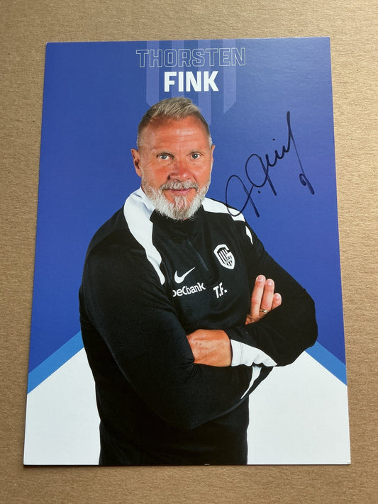 Thorsten Fink, Germany 🇩🇪 KRC Genk 2024/25 hand signed - Autographs-World