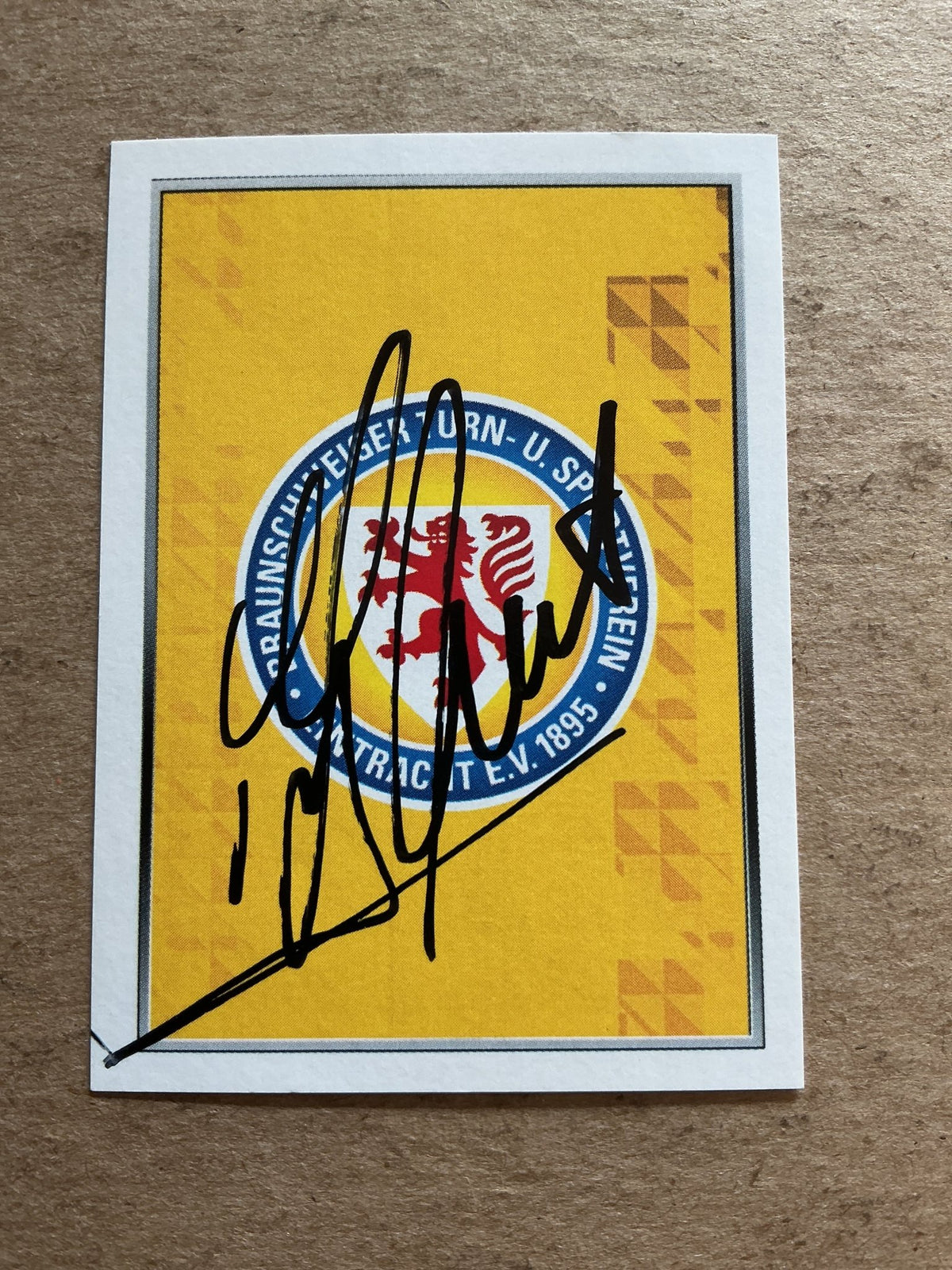 Thorsten Lieberknecht, Germany 🇩🇪 Eintracht Braunschweig 2014/15 Topps hand signed - Autographs-World