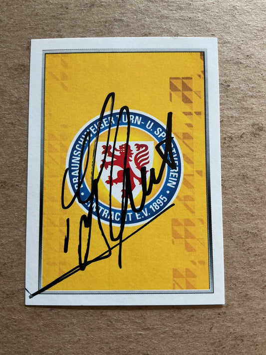 Thorsten Lieberknecht, Germany 🇩🇪 Eintracht Braunschweig 2014/15 Topps hand signed - Autographs-World