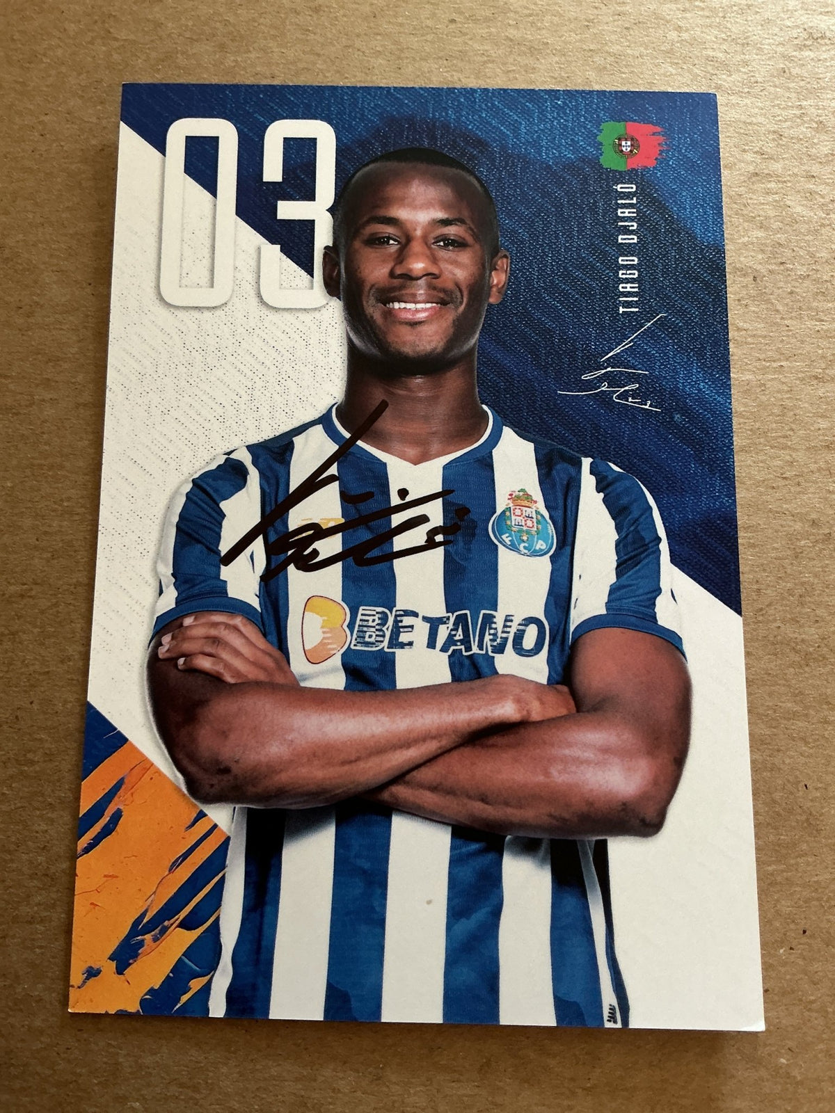 Tiago Djalo, Portugal 🇵🇹 FC Porto 2024/25 hand signed - Autographs-World