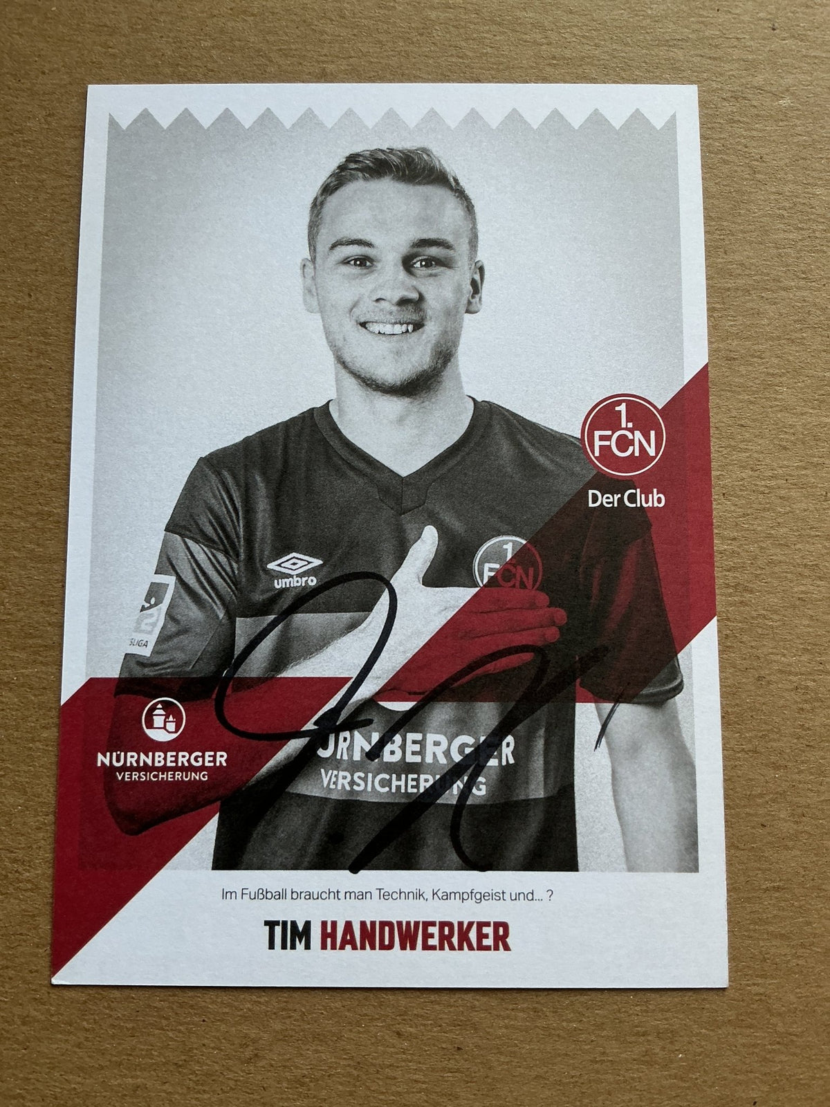 Tim Handwerker, Germany 🇩🇪 1.FC Nürnberg 2020/21 hand signed - Autographs-World