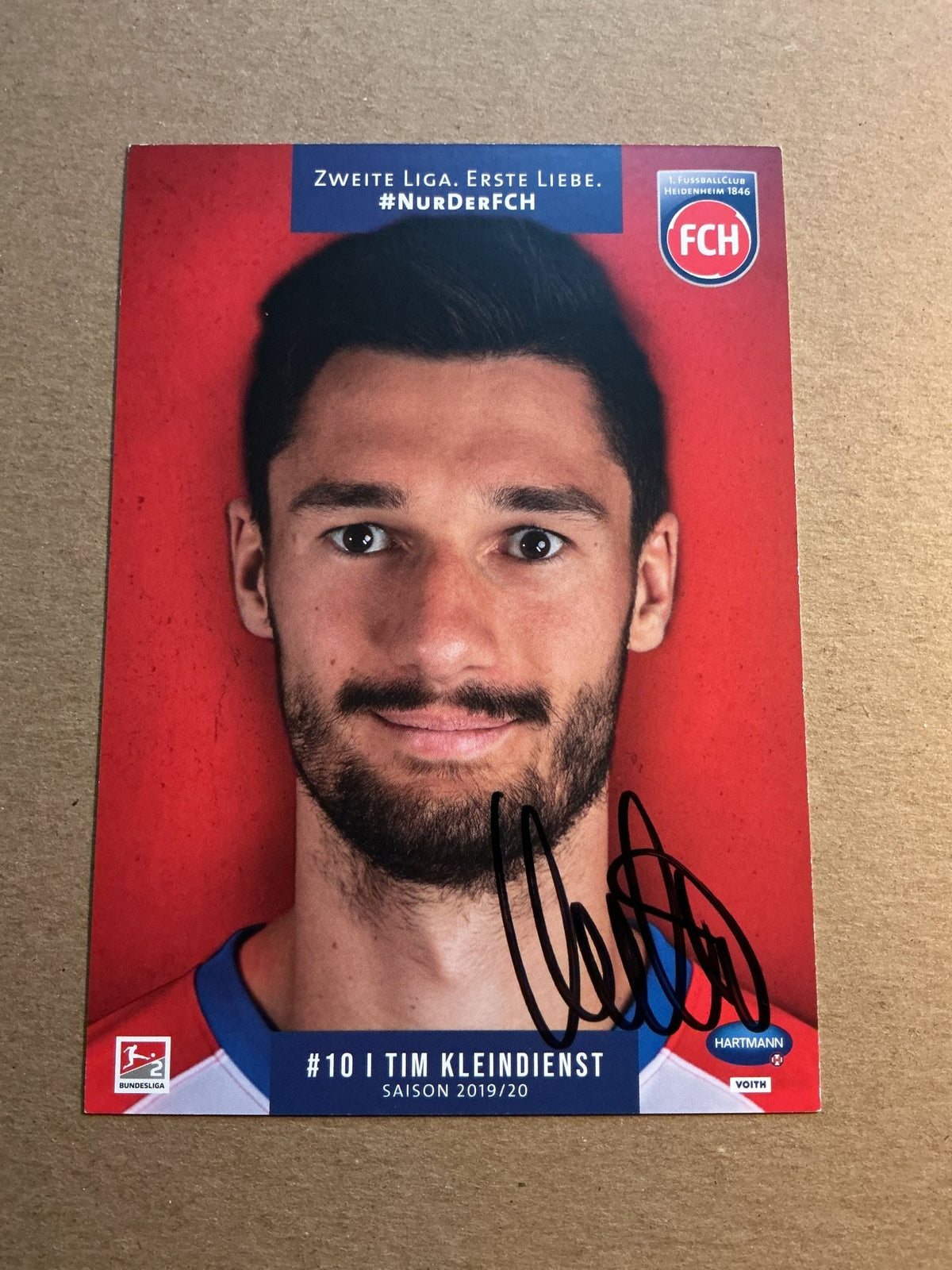 Tim Kleindienst, Germany 🇩🇪 1.FC Heidenheim 2019/20 hand signed - Autographs-World