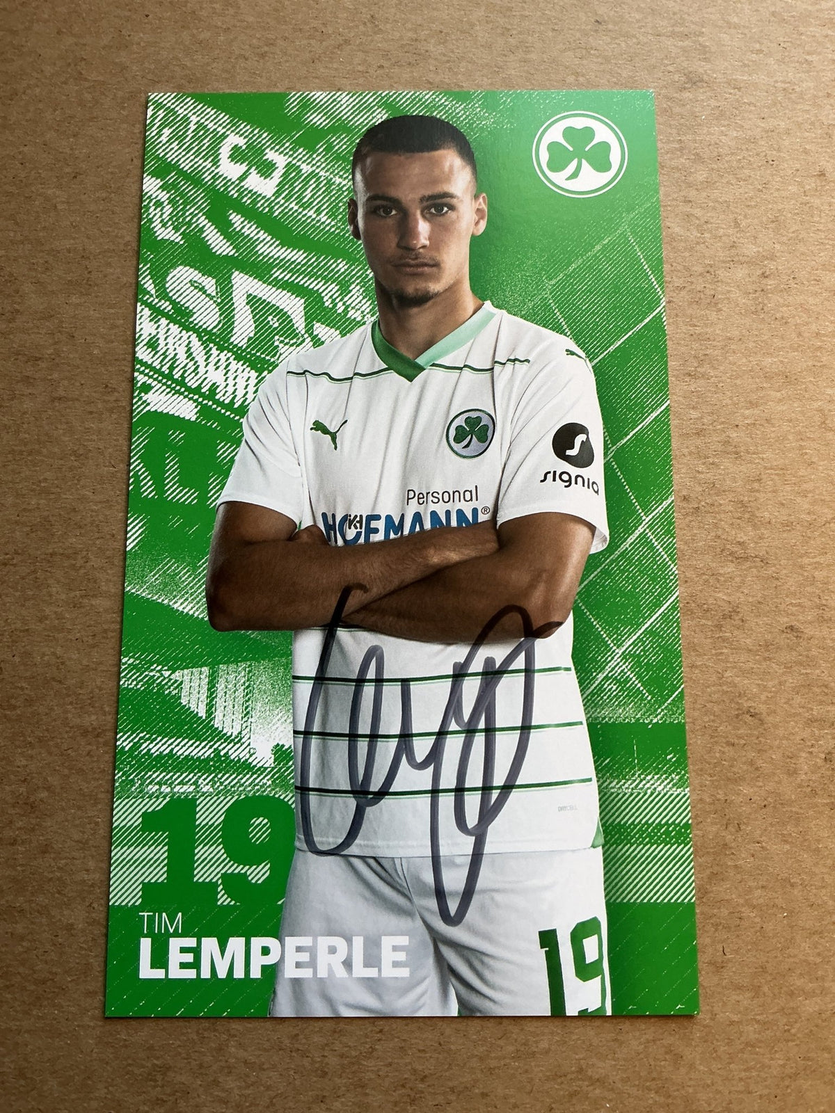 Tim Lemperle, Germany 🇩🇪 SpVgg Greuther Fürth 2023/24 hand signed - Autographs-World