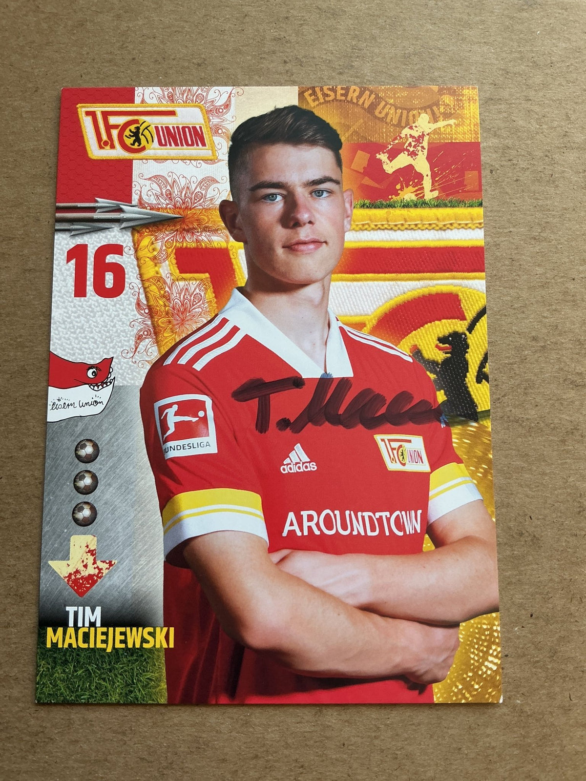 Tim Maciejewski, Germany 🇩🇪 1.FC Union Berlin 2020/21 hand signed - Autographs-World