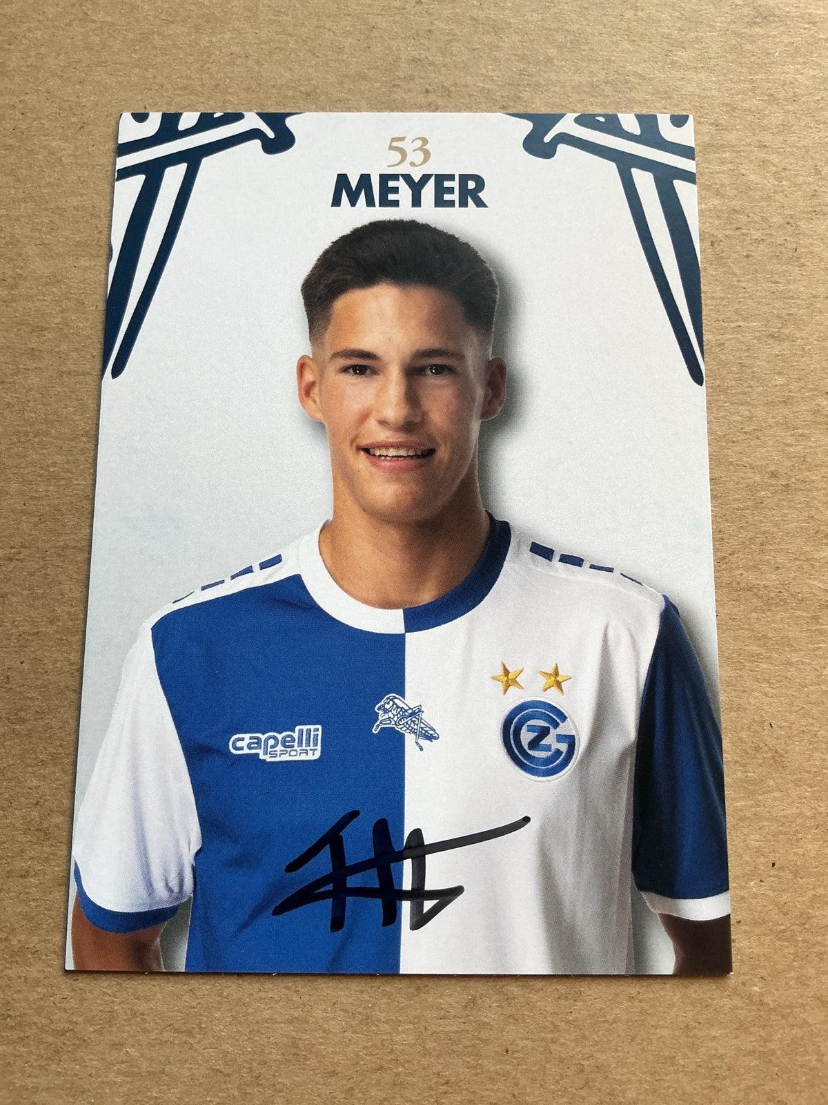 Tim Meyer, Switzerland 🇨🇭 Grasshopper Club Zürich 2023/24 hand signed - Autographs-World