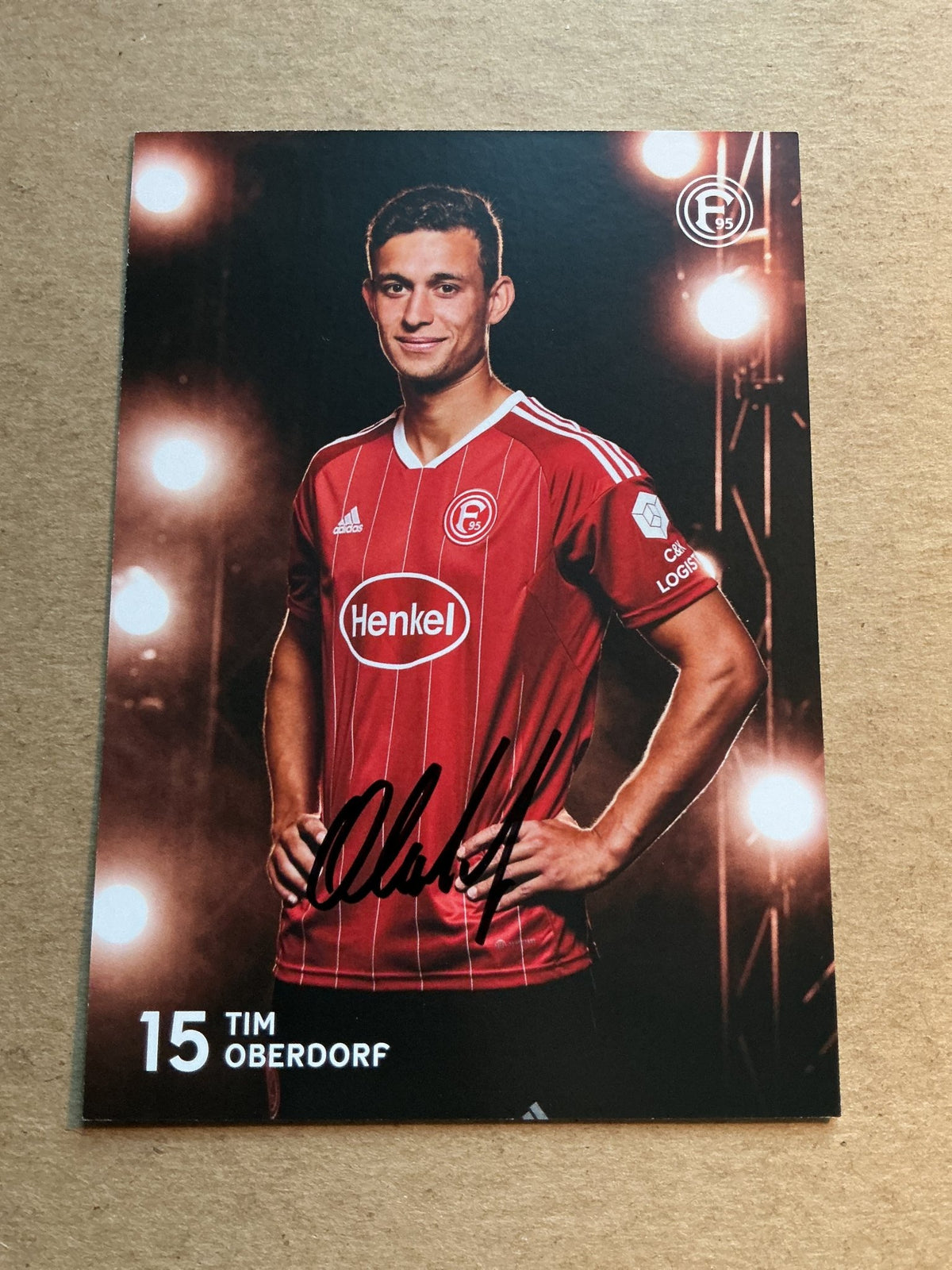 Tim Oberdorf, Germany 🇩🇪 Fortuna Düsseldorf 2022/23 hand signed - Autographs-World