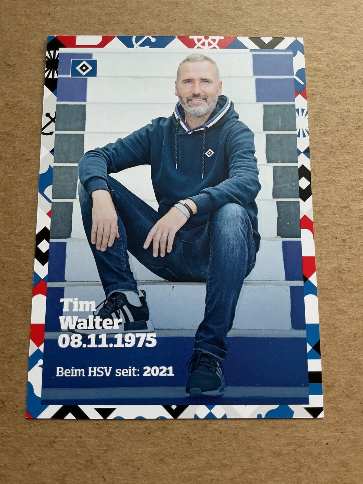 Tim Walter, Germany 🇩🇪 Hamburger SV 2021/22 hand signed - Autographs-World