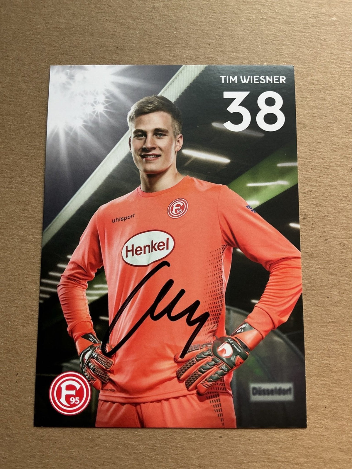 Tim Wiesner, Germany 🇩🇪 Fortuna Düsseldorf 2018/19 hand signed - Autographs-World