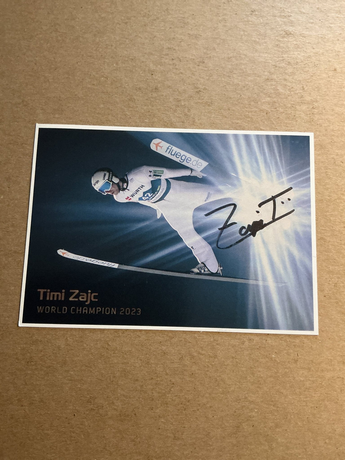 Timi Zajc, Slovenia 🇸🇮 Ski Jumping Winter Sports 2024/25 hand signed - Autographs-World