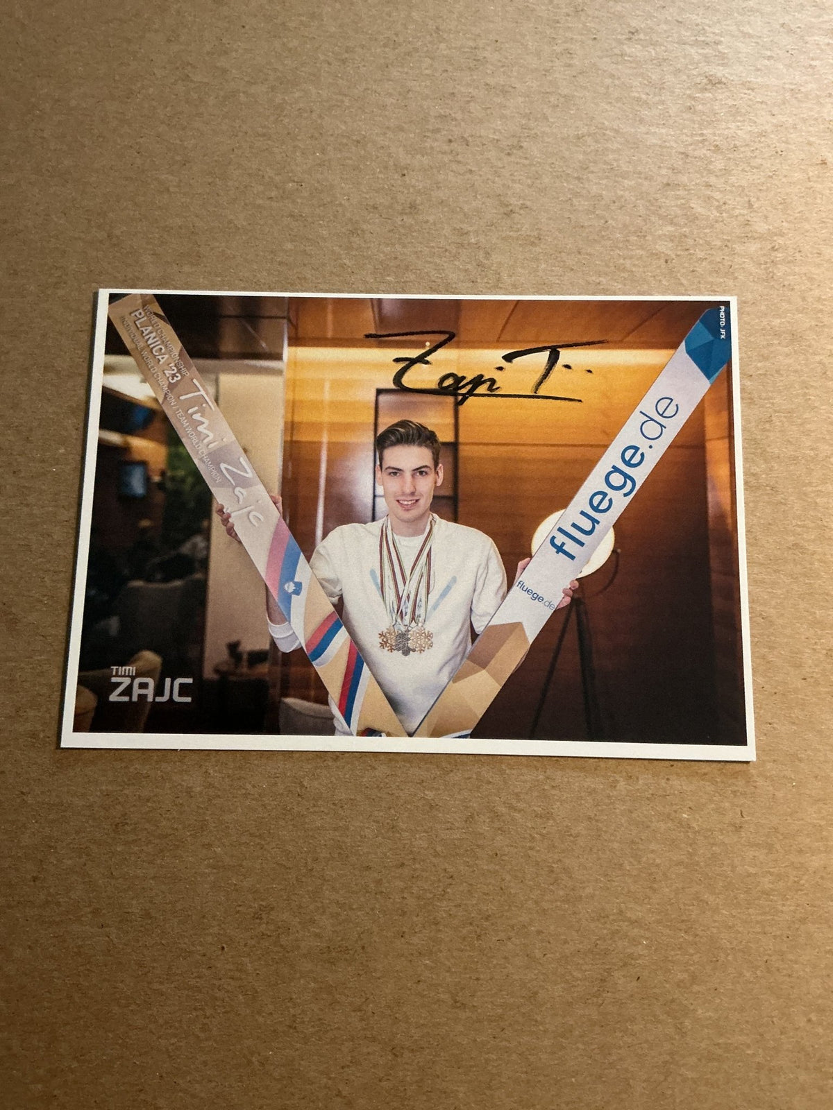 Timi Zajc, Slovenia 🇸🇮 Ski Jumping Winter Sports 2024/25 hand signed - Autographs-World