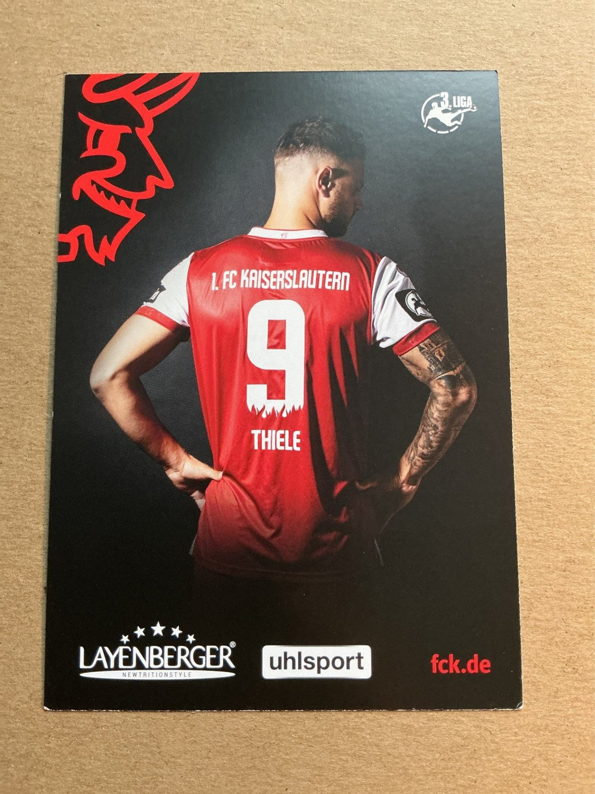 Timmy Thiele, Germany 🇩🇪 1.FC Kaiserslautern 2018/19 hand signed - Autographs-World