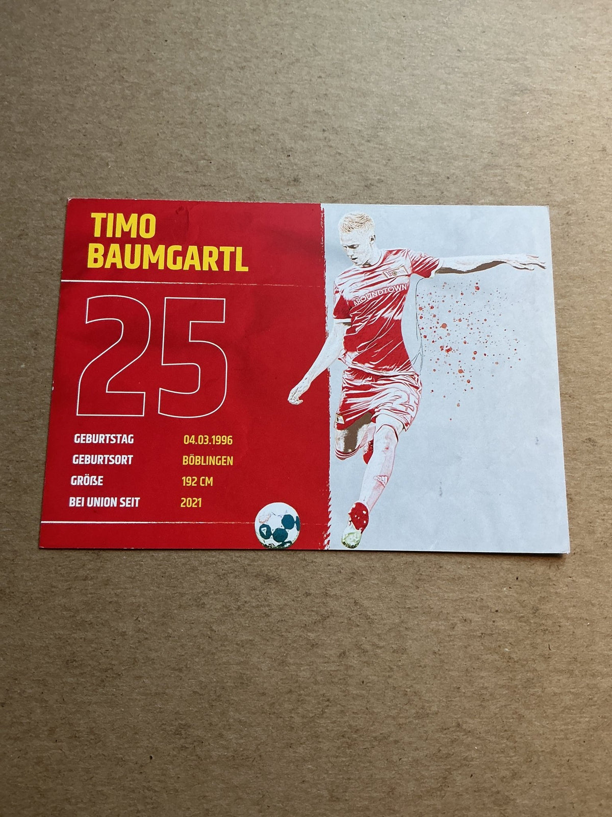 Timo Baumgartl, Germany 🇩🇪 1.FC Union Berlin 2021/22 hand signed - Autographs-World