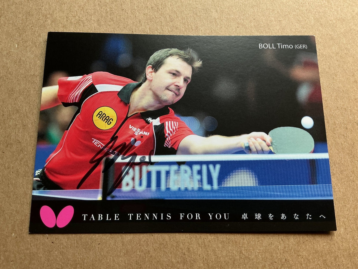 Timo Boll, Germany 🇩🇪 Table Tennis Summer Olympics 2024 hand signed - Autographs-World