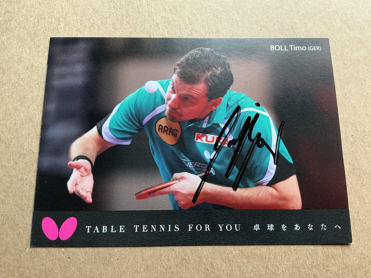 Timo Boll, Germany 🇩🇪 Table Tennis Summer Olympics 2024 hand signed - Autographs-World