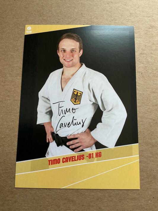 Timo Cavelius, Germany 🇩🇪 Judo Summer Olympics 2024 hand signed - Autographs-World