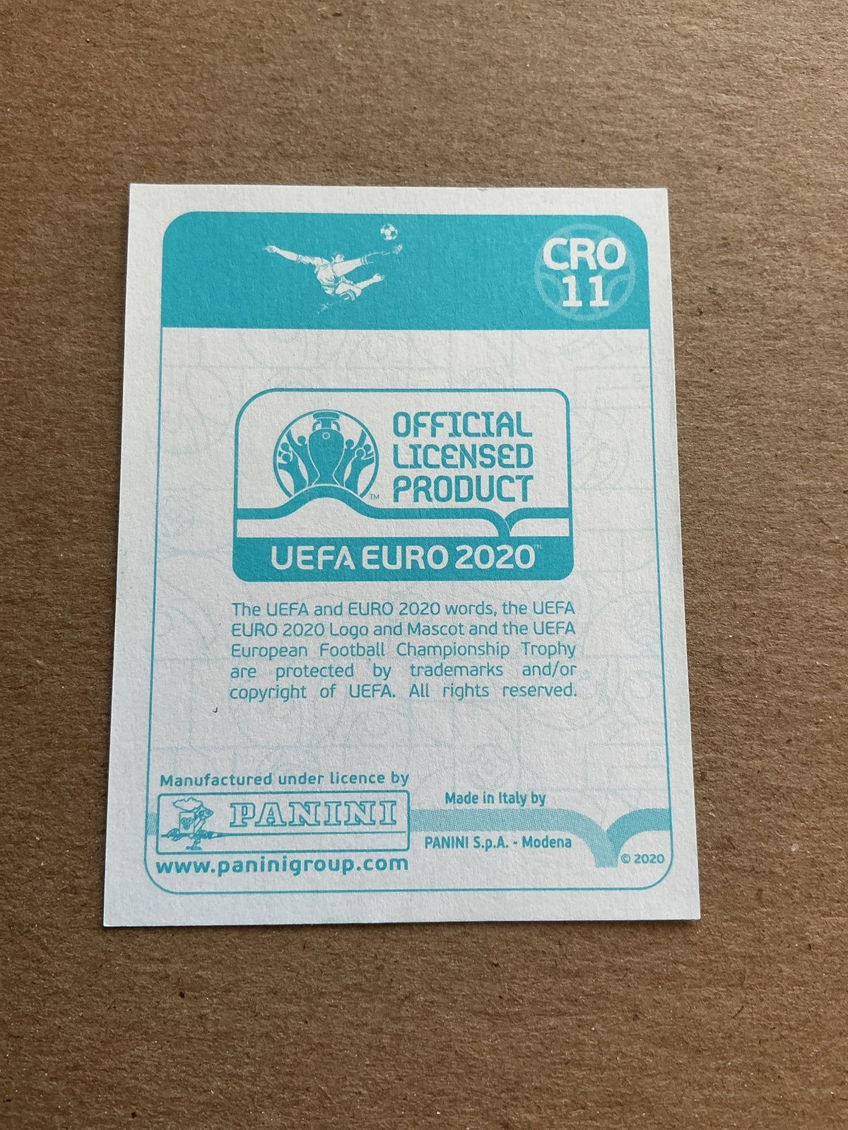 Tin Jedvaj, Croatia 🇭🇷 UEFA Euro 2020 Panini hand signed - Autographs-World
