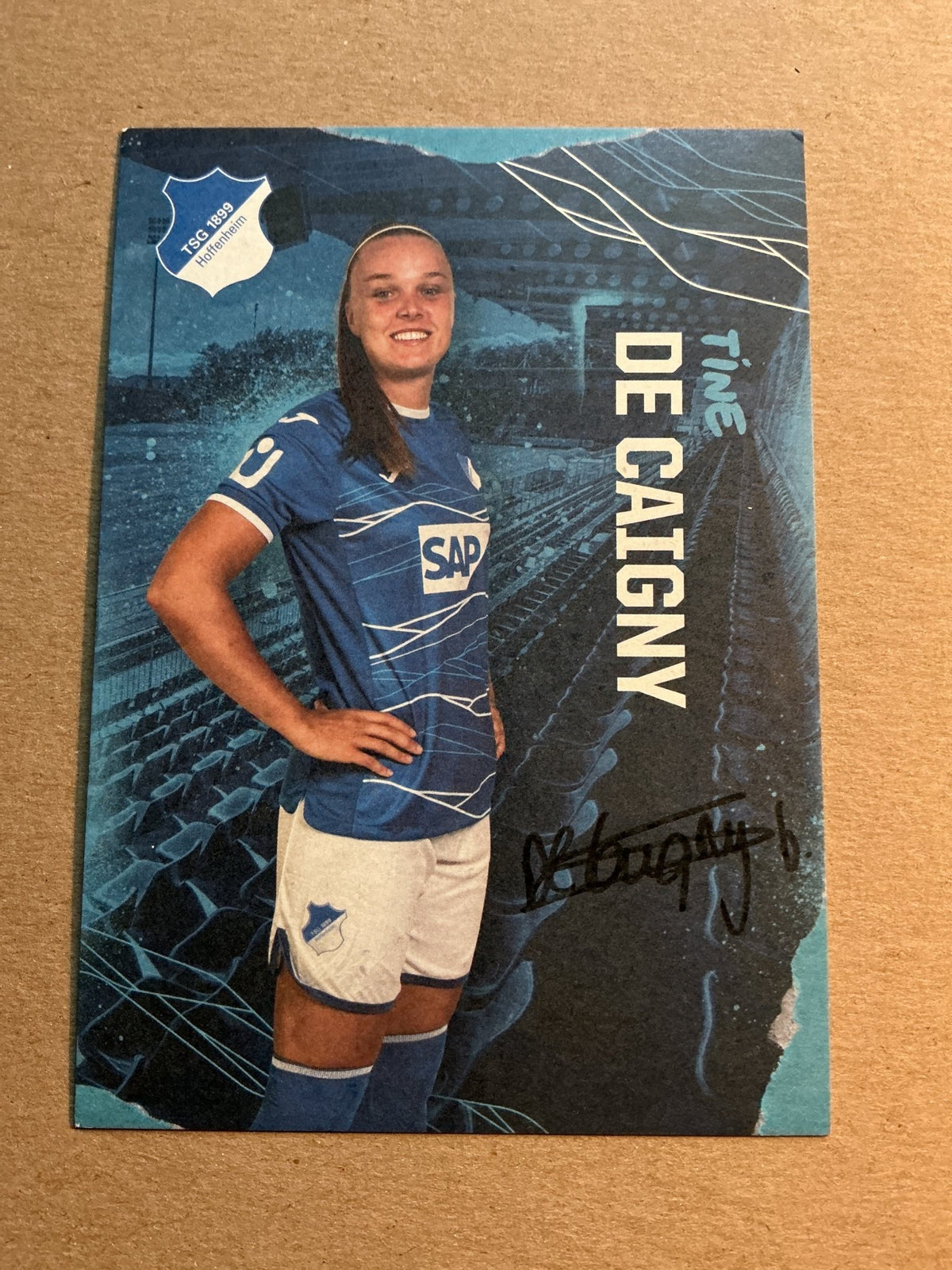 Tine de Caigny, Belgium 🇧🇪 TSG 1899 Hoffenheim 2022/23 hand signed - Autographs-World