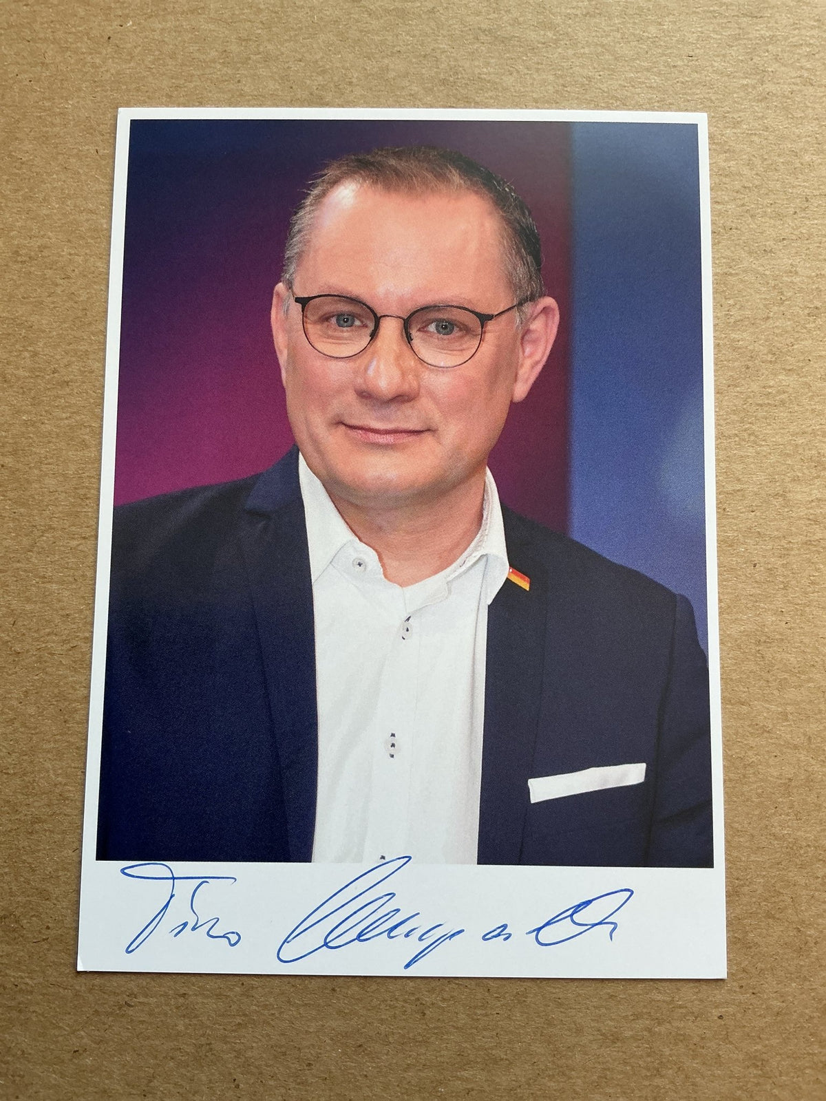 Tino Chrupalla, Germany 🇩🇪 Member of Parlament Politics 2025 hand signed - Autographs-World