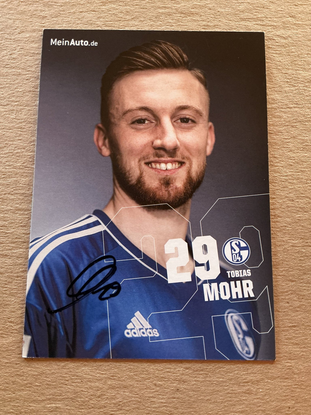 Tobias Mohr, Germany 🇩🇪 FC Schalke 04 2022/23 hand signed - Autographs-World