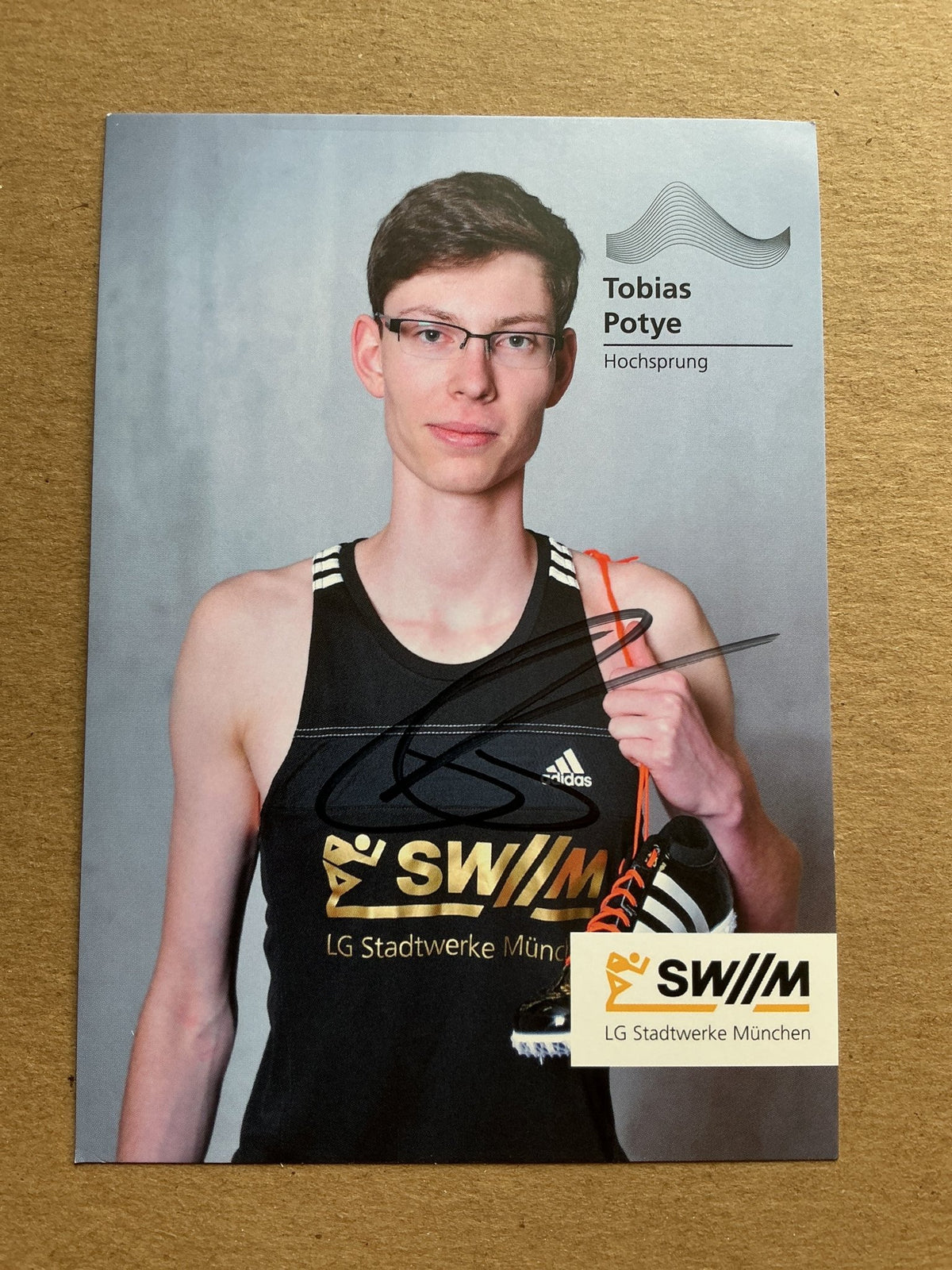 Tobias Potye, Germany 🇩🇪 Athletics Summer Olympics 2024 hand signed - Autographs-World