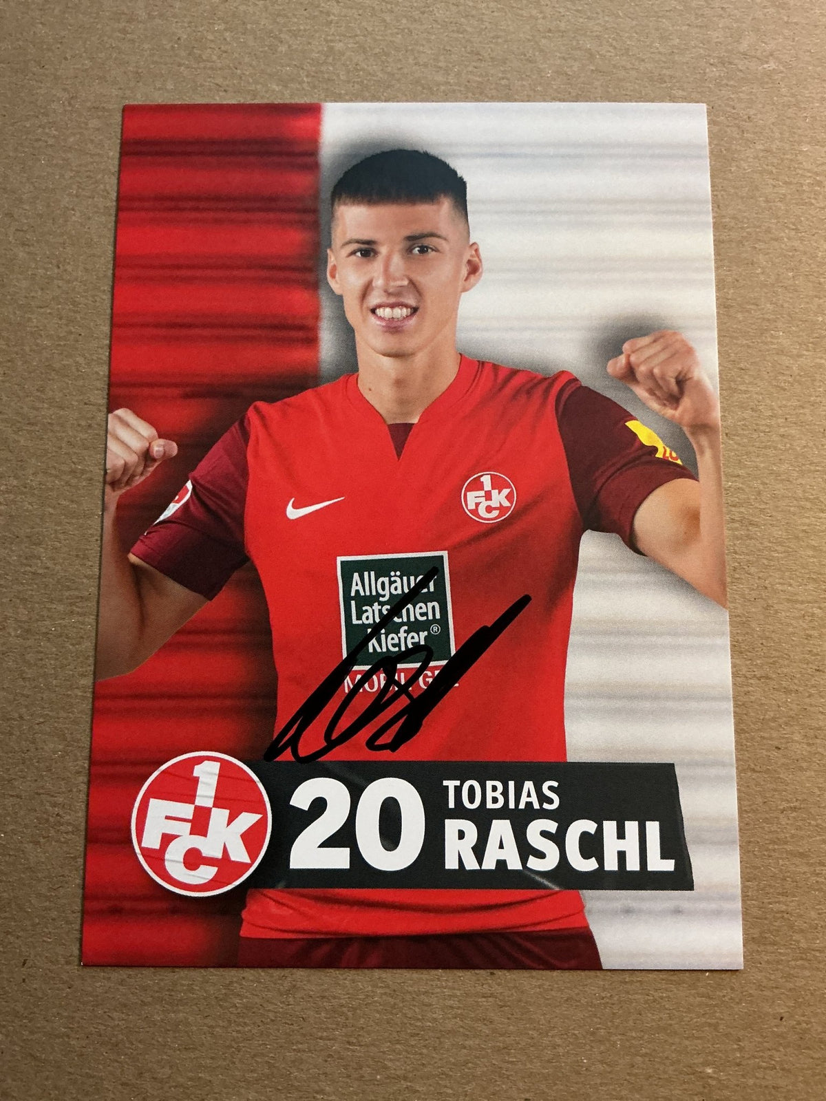 Tobias Raschl, Germany 🇩🇪 1.FC Kaiserslautern 2023/24 hand signed - Autographs-World