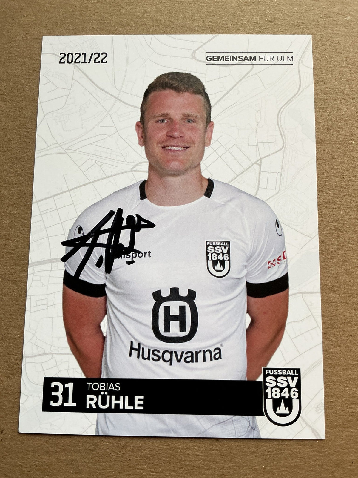 Tobias Rühle, Germany 🇩🇪 SSV Ulm 1846 2021/22 hand signed - Autographs-World