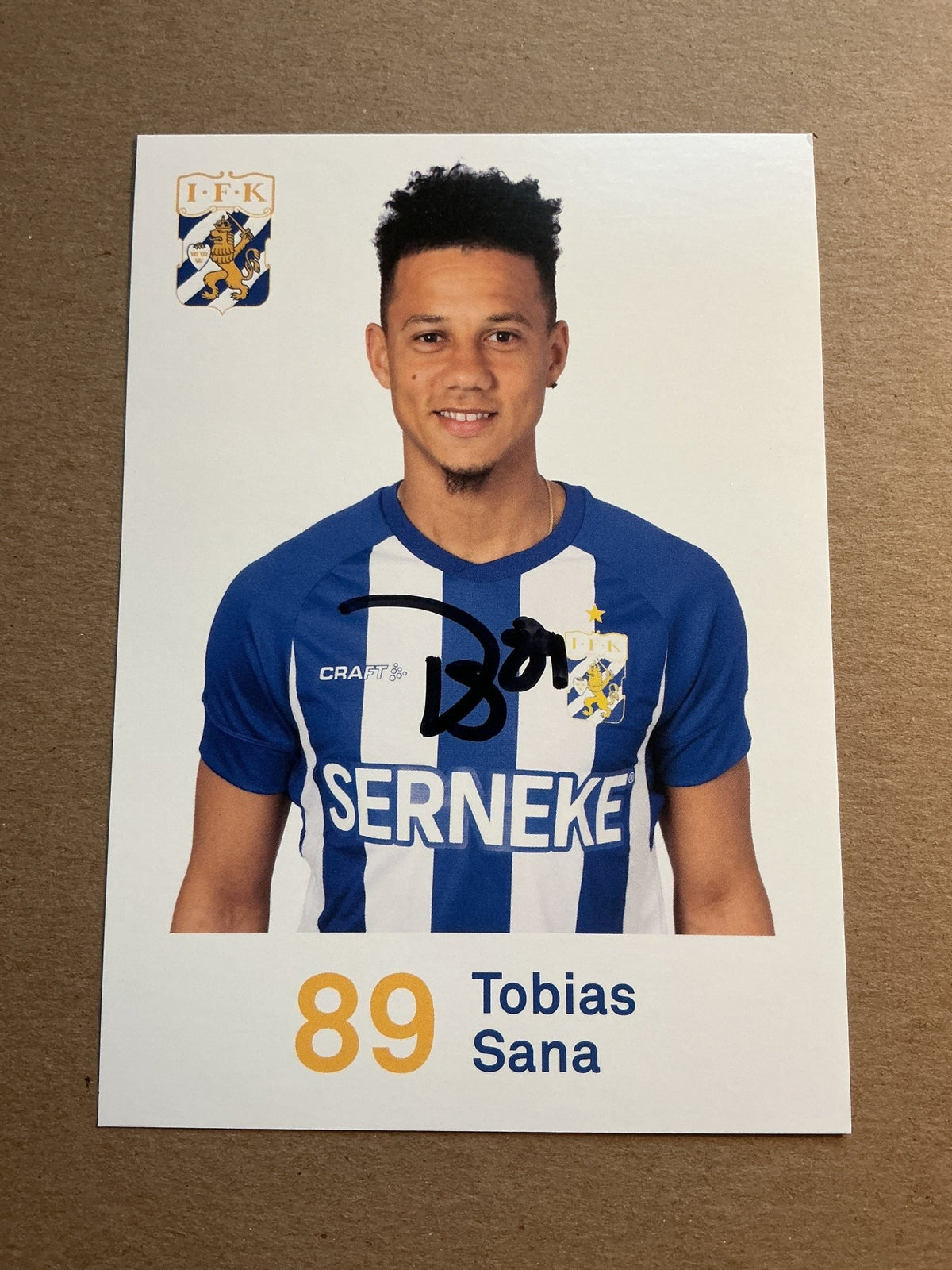 Tobias Sana, Sweden 🇸🇪 IFK Göteborg 2020/21 hand signed - Autographs-World