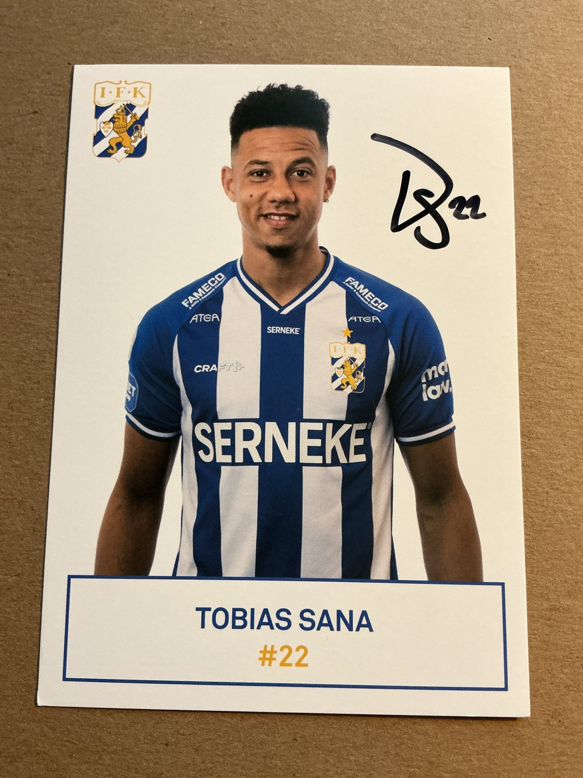 Tobias Sana, Sweden 🇸🇪 IFK Göteborg 2021/22 hand signed - Autographs-World