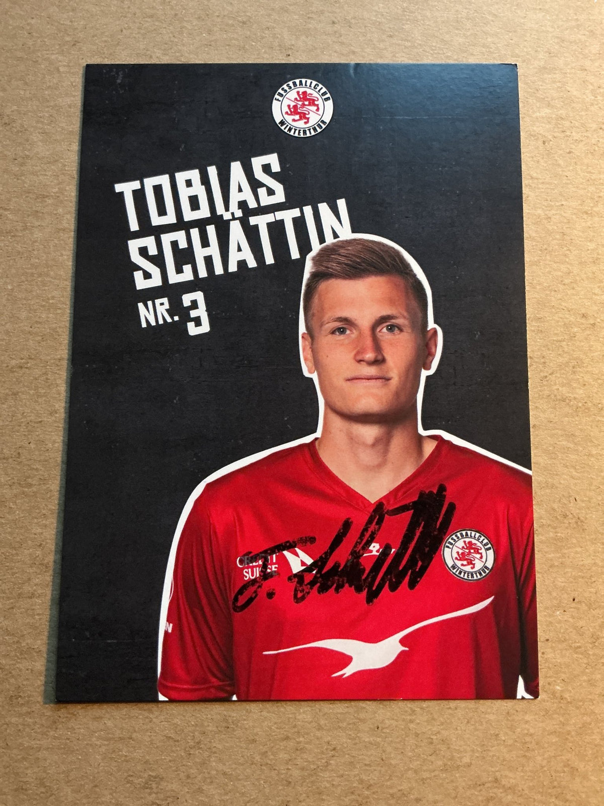 Tobias Schättin, Switzerland 🇨🇭 FC Winterthur 2022/23 hand signed - Autographs-World