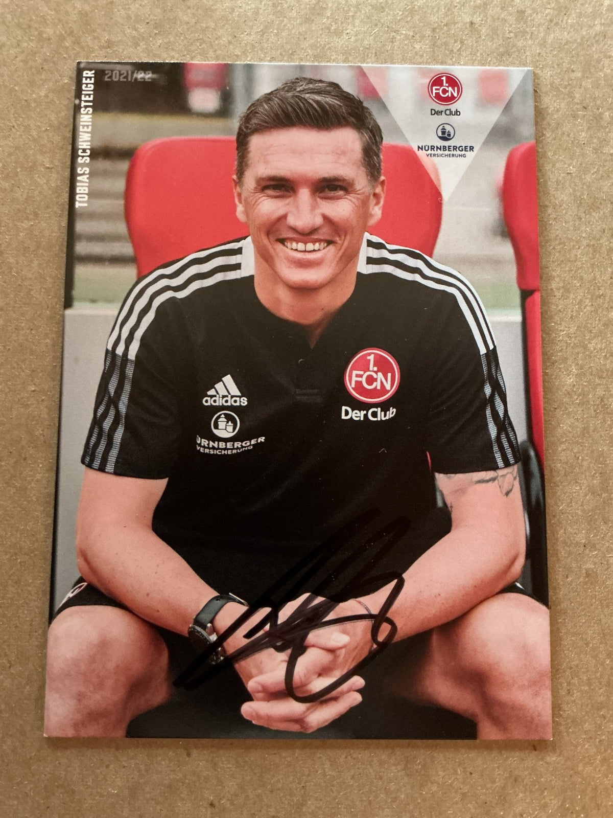 Tobias Schweinsteiger, Germany 🇩🇪 1.FC Nürnberg 2021/22 hand signed - Autographs-World