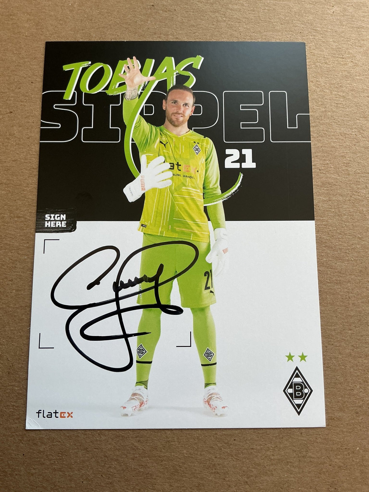 Tobias Sippel, Germany 🇩🇪 Borussia Mönchengladbach 2021/22 hand signed - Autographs-World