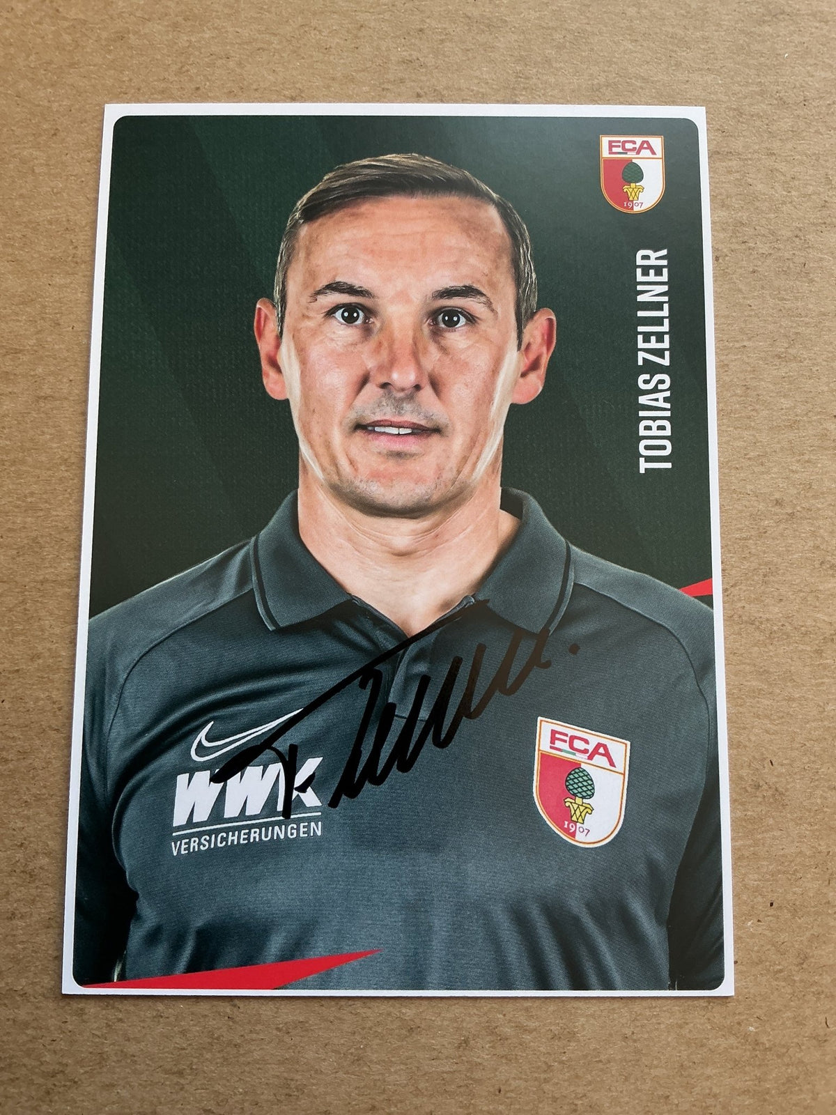 Tobias Zellner, Germany 🇩🇪 FC Augsburg 2020/21 hand signed - Autographs-World