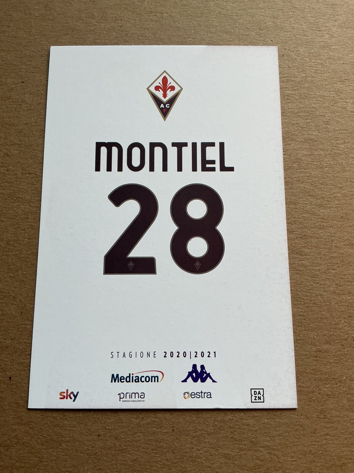Tòfol Montiel, Spain 🇪🇸 ACF Fiorentina 2020/21 hand signed - Autographs-World