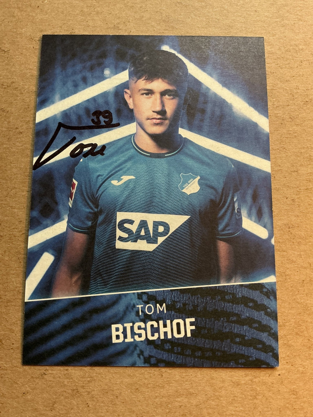 Tom Bischof, Germany 🇩🇪 TSG 1899 Hoffenheim 2021/22 hand signed - Autographs-World