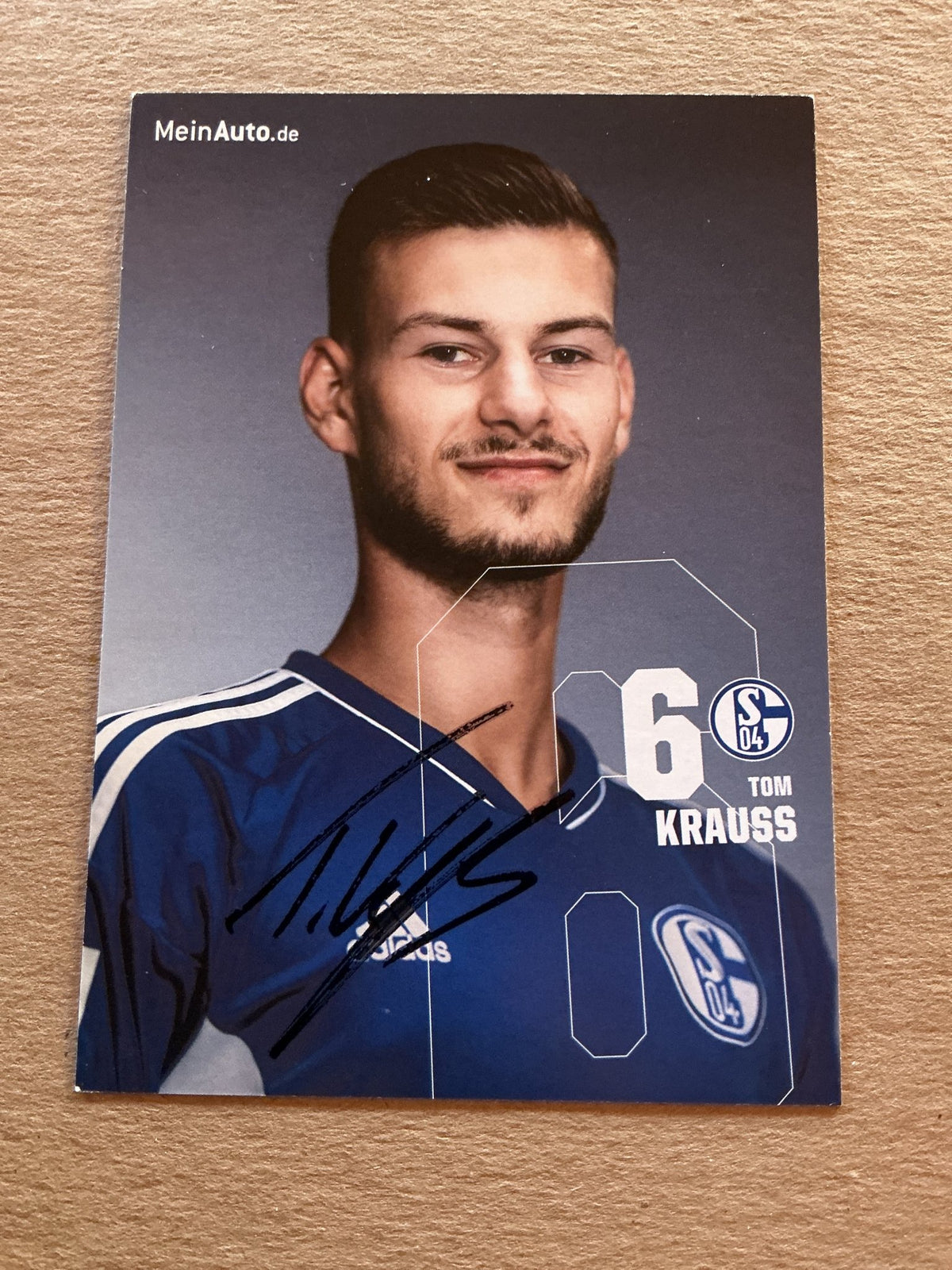 Tom Krauss, Germany 🇩🇪 FC Schalke 04 2022/23 hand signed - Autographs-World
