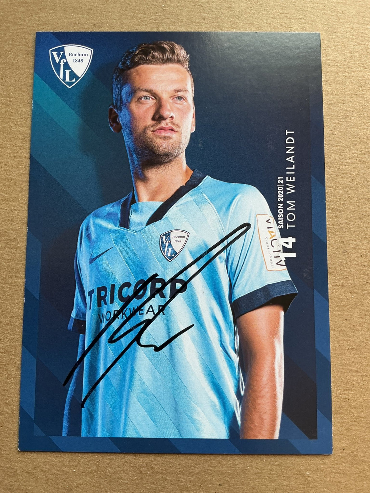 Tom Weilandt, Germany 🇩🇪 VfL Bochum 2020/21 hand signed - Autographs-World
